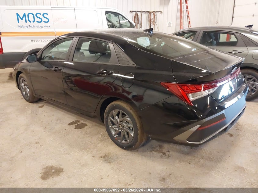 2024 HYUNDAI ELANTRA HYBRID BLUE - KMHLM4DJ1RU106535