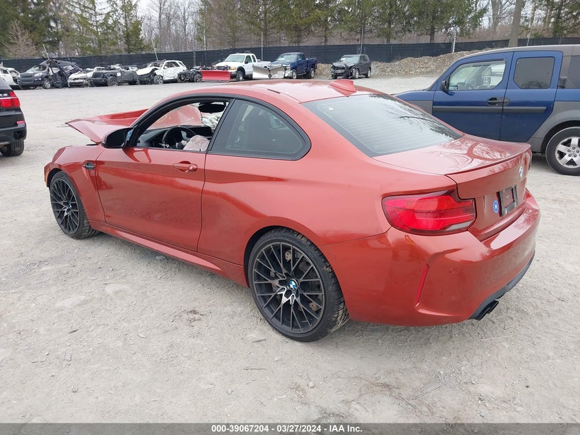 2019 BMW M2 Competition VIN: WBS2U7C53KVB09308 Lot: 39067204