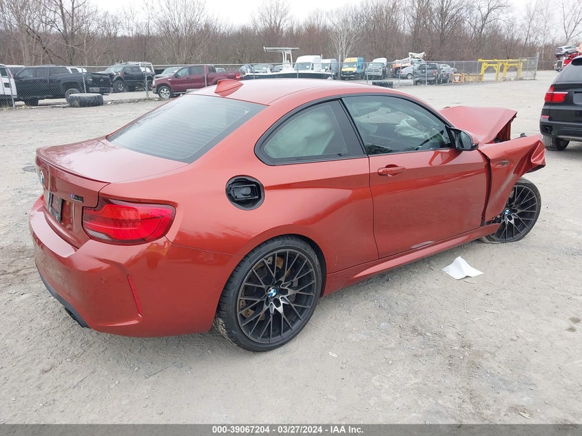 2019 BMW M2 Competition VIN: WBS2U7C53KVB09308 Lot: 39067204