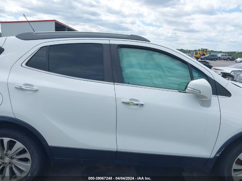 2019 Buick Encore Fwd Preferred VIN: KL4CJASB1KB861090 Lot: 39067248