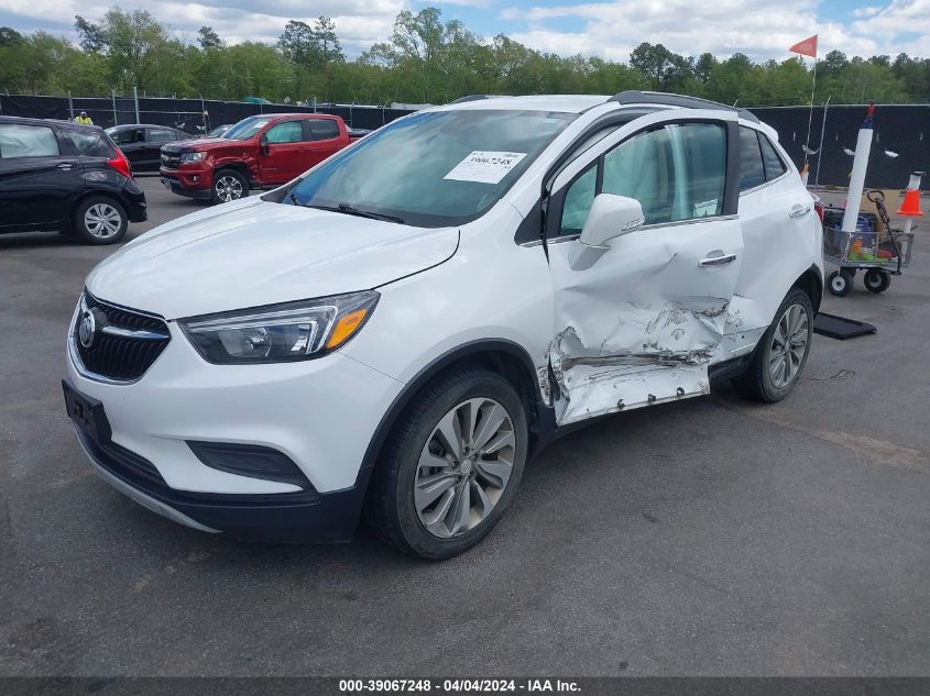 2019 Buick Encore Fwd Preferred VIN: KL4CJASB1KB861090 Lot: 39067248