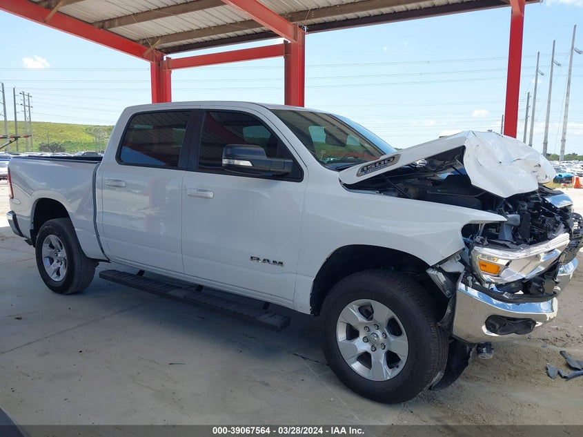 VIN 1C6RRFFG2NN451064 2022 RAM 1500 BIG HORN  4X4 "57" BOX