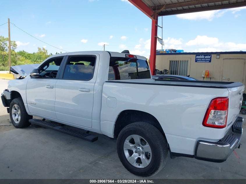 VIN 1C6RRFFG2NN451064 2022 RAM 1500 BIG HORN  4X4 "57" BOX