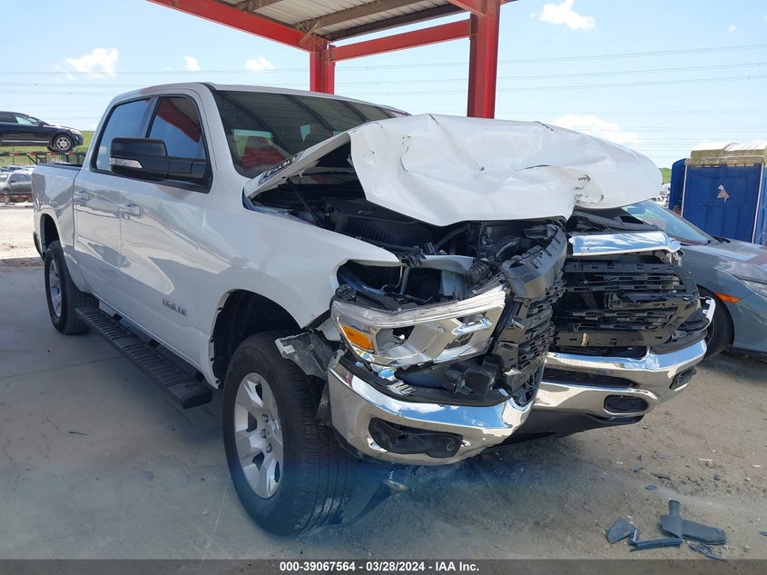 VIN 1C6RRFFG2NN451064 2022 RAM 1500 BIG HORN  4X4 "57" BOX