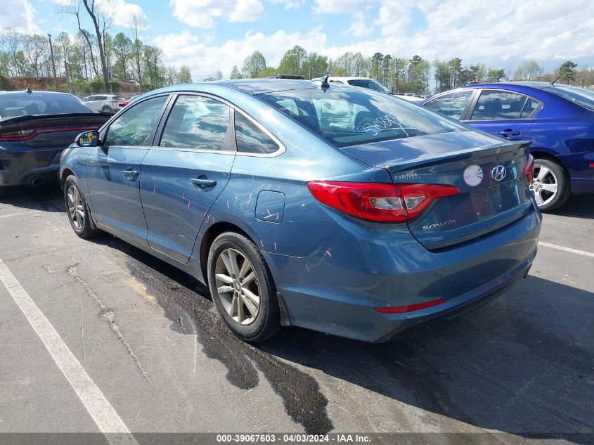 2016 Hyundai Sonata Se VIN: 5NPE24AF2GH370888 Lot: 39067603