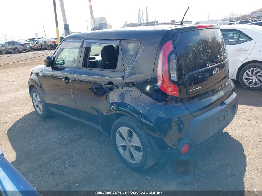 2016 Kia Soul VIN: KNDJN2A29G7266412 Lot: 39067671