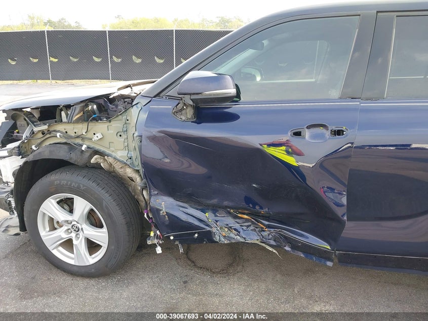 2020 TOYOTA HIGHLANDER VIN: 5TDZZRAH4LS509029