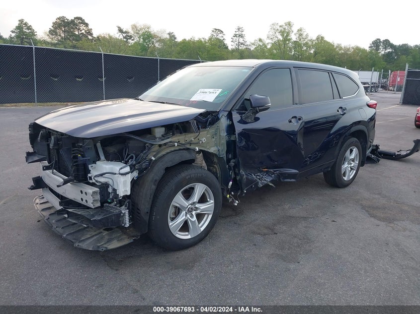 2020 TOYOTA HIGHLANDER VIN: 5TDZZRAH4LS509029