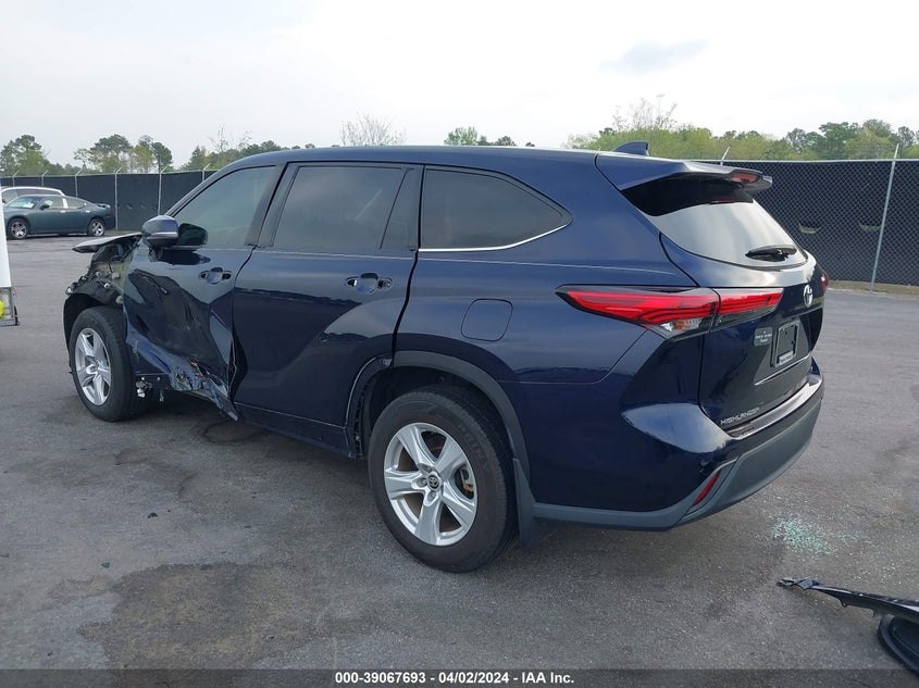 2020 TOYOTA HIGHLANDER VIN: 5TDZZRAH4LS509029