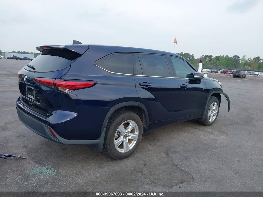 2020 TOYOTA HIGHLANDER VIN: 5TDZZRAH4LS509029