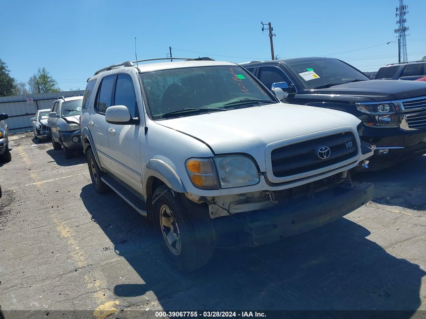 2003 Toyota Sequoia Sr5 V8 VIN: 5TDZT34A13S163020 Lot: 39067755