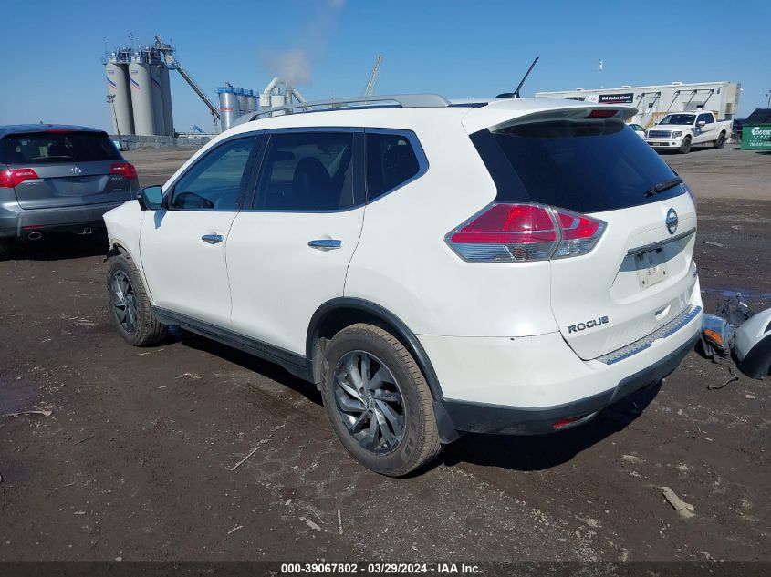 2015 Nissan Rogue Sl VIN: 5N1AT2MV4FC859642 Lot: 39067802