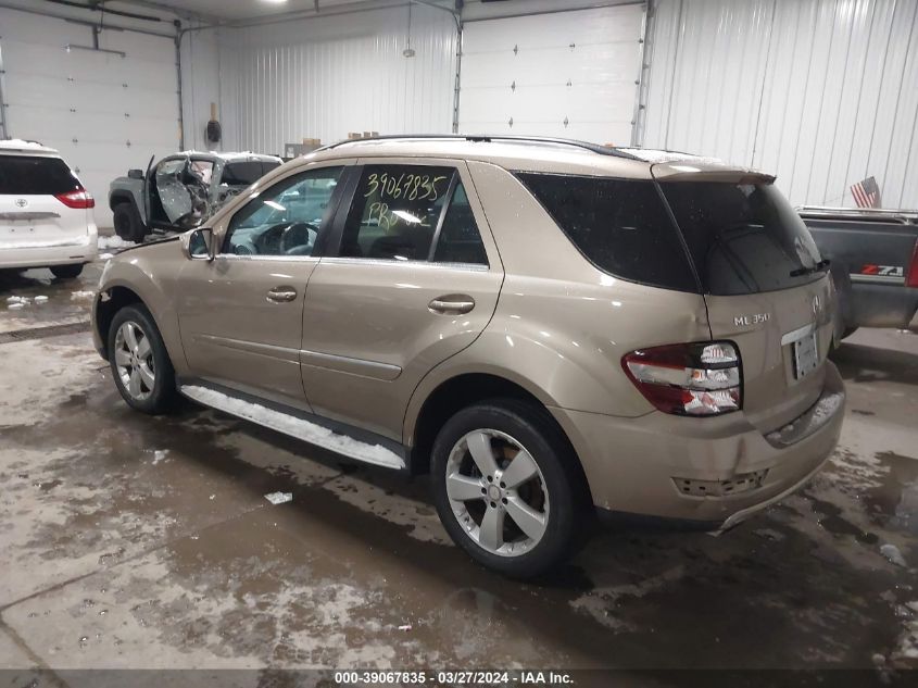 2010 Mercedes-Benz Ml 350 4Matic VIN: 4JGBB8GB6AA577115 Lot: 39067835