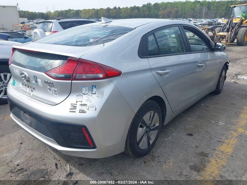 2017 Hyundai Ioniq Hybrid Blue VIN: KMHC65LC3HU055363 Lot: 39067852