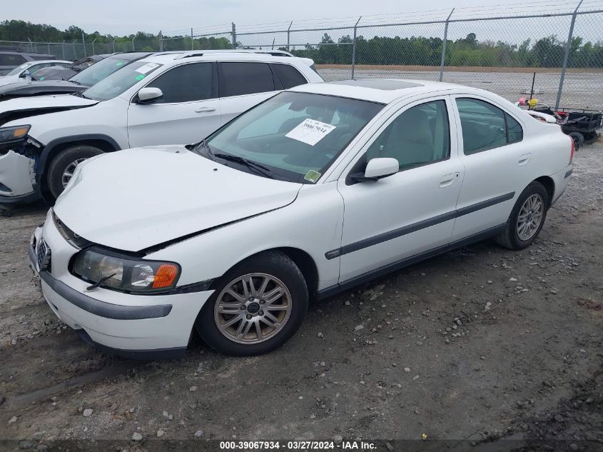 2004 Volvo S60 2.4 VIN: YV1RS61T342350837 Lot: 39067934