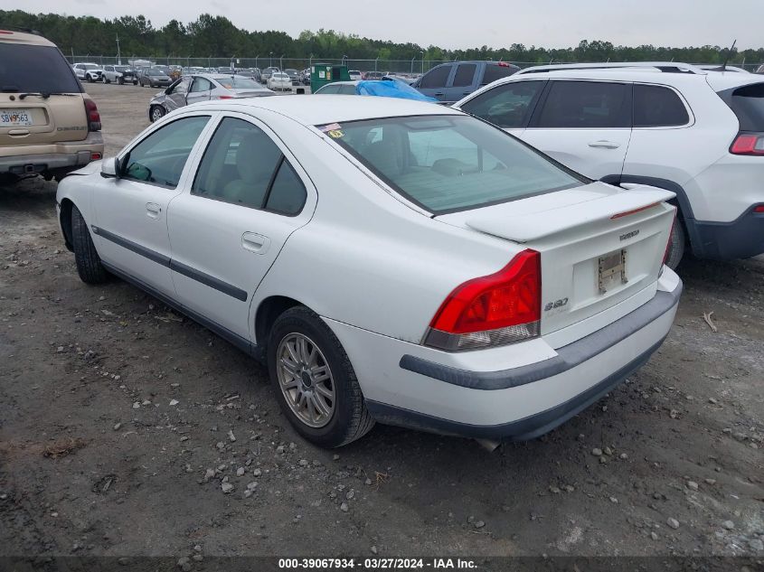 2004 Volvo S60 2.4 VIN: YV1RS61T342350837 Lot: 39067934