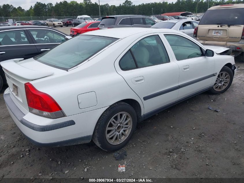 2004 Volvo S60 2.4 VIN: YV1RS61T342350837 Lot: 39067934