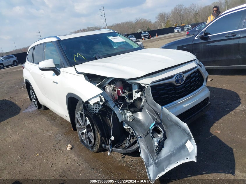 2021 TOYOTA HIGHLANDER VIN: 5TDGBRCH1MS033834