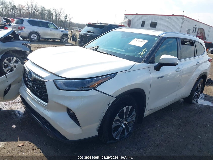 2021 TOYOTA HIGHLANDER VIN: 5TDGBRCH1MS033834