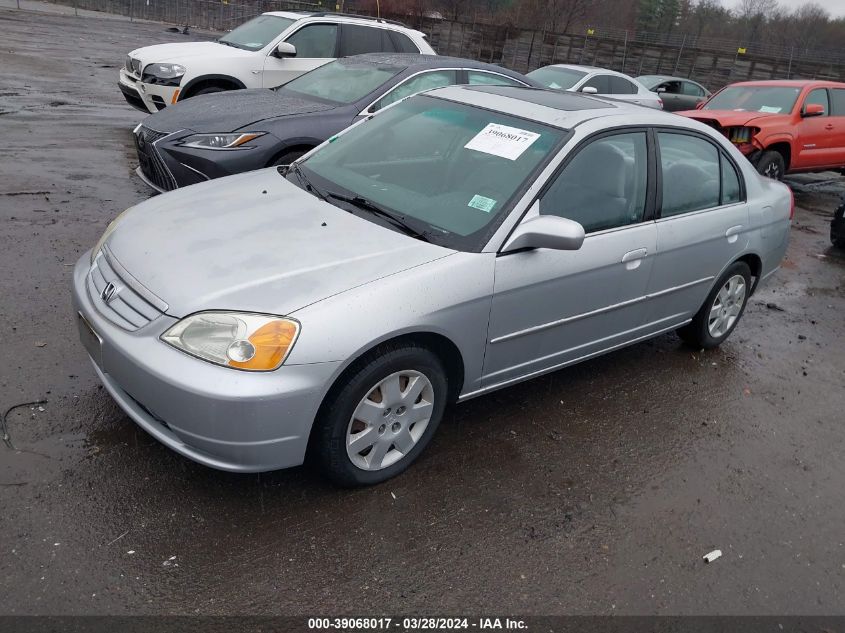 2HGES26812H514089 | 2002 HONDA CIVIC