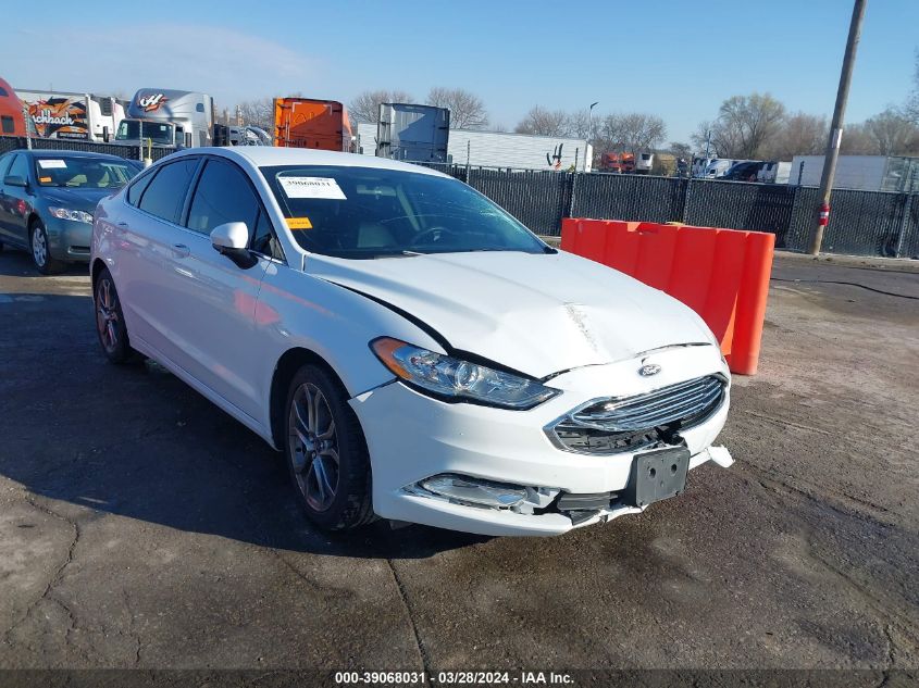 2017 Ford Fusion Se VIN: 3FA6P0HD9HR322148 Lot: 39068031