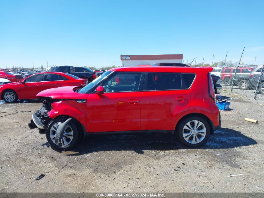 2015 Kia Soul + VIN: KNDJP3A54F7751422 Lot: 39068164