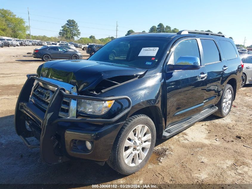 5TDYY5G15DS050242 2013 Toyota Sequoia Platinum 5.7L V8