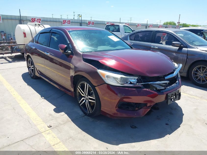 2017 Honda Accord Sport VIN: 1HGCR2F58HA107578 Lot: 39068214