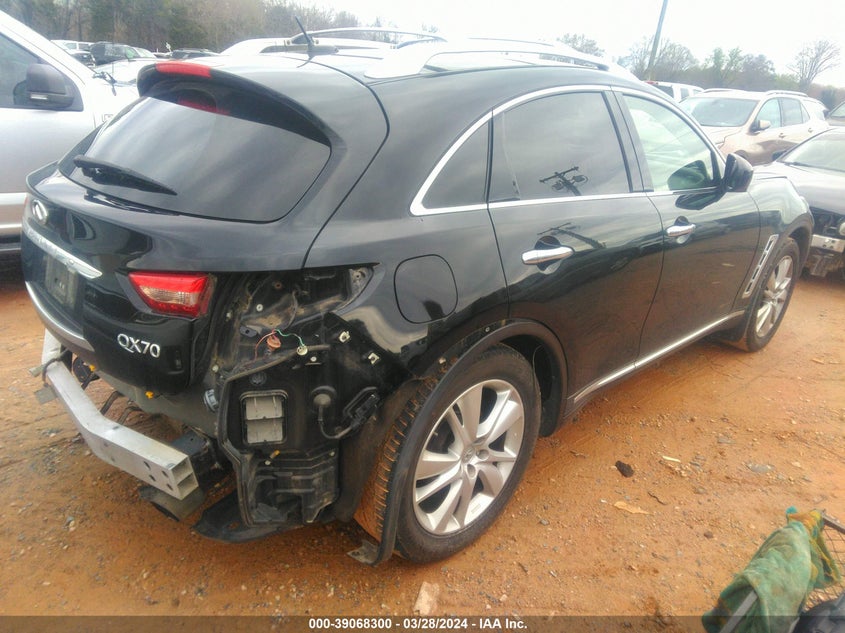 2014 Infiniti Qx70 VIN: JN8CS1MW0EM411544 Lot: 39068300
