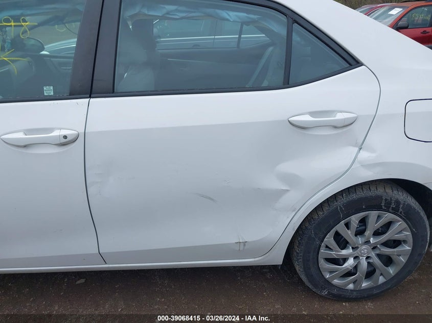 2019 TOYOTA COROLLA LE - 2T1BURHE8KC190298