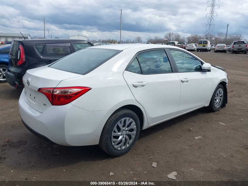 2019 TOYOTA COROLLA LE - 2T1BURHE8KC190298