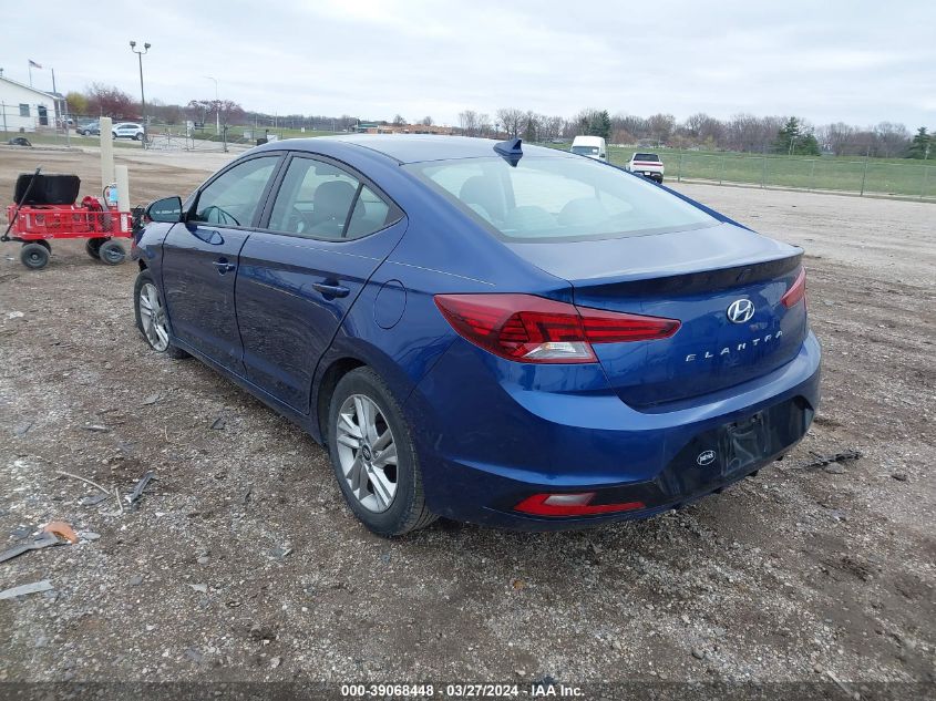 2020 Hyundai Elantra Sel VIN: 5NPD84LF2LH579436 Lot: 39068448