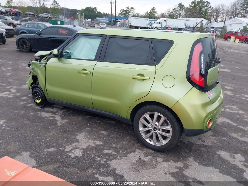 2017 Kia Soul + VIN: KNDJP3A52H7878253 Lot: 39068600