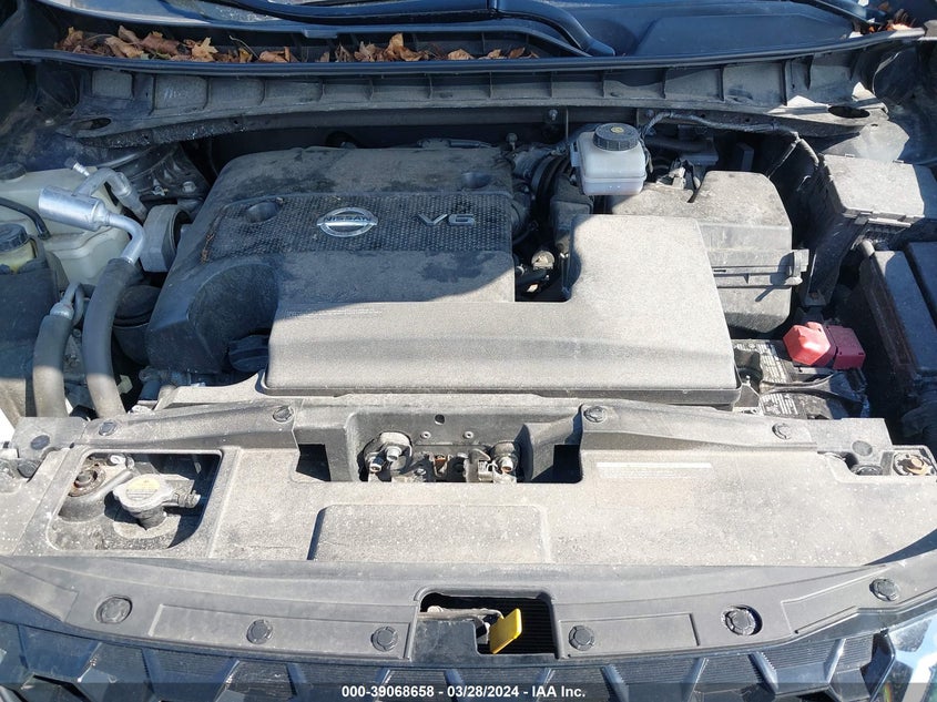 VIN 5N1AZ2MS2KN122944 2019 NISSAN MURANO S