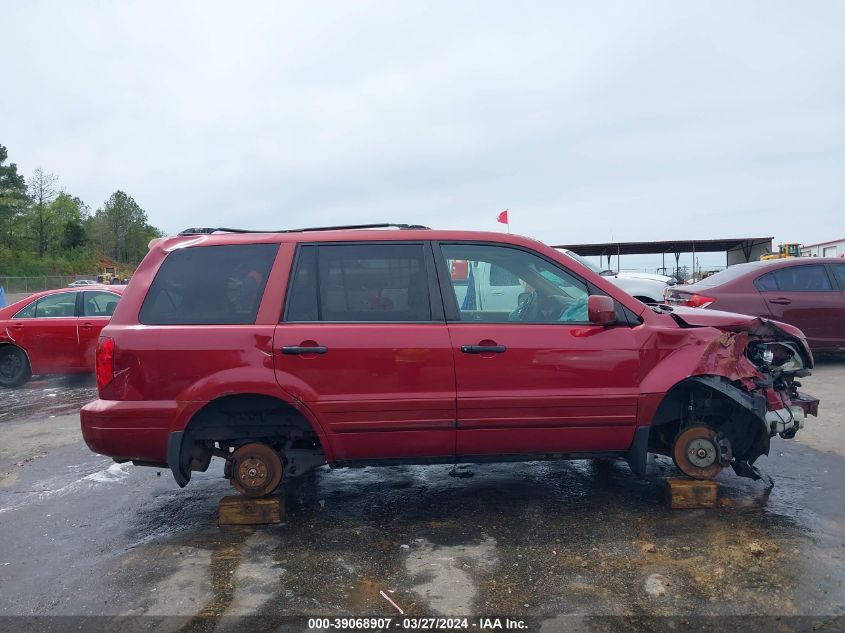 2004 Honda Pilot Ex-L VIN: 2HKYF18594H535103 Lot: 39068907