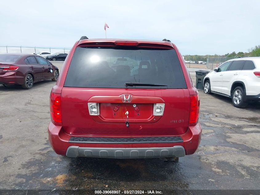 2004 Honda Pilot Ex-L VIN: 2HKYF18594H535103 Lot: 39068907