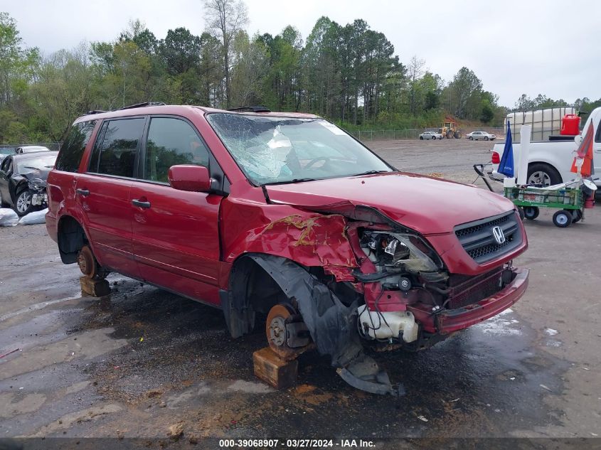 2004 Honda Pilot Ex-L VIN: 2HKYF18594H535103 Lot: 39068907