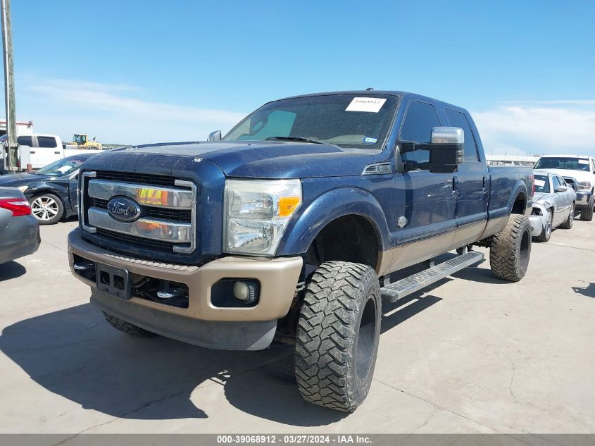 2013 Ford F-350 Lariat VIN: 1FT8W3BTXDEB85550 Lot: 39068912