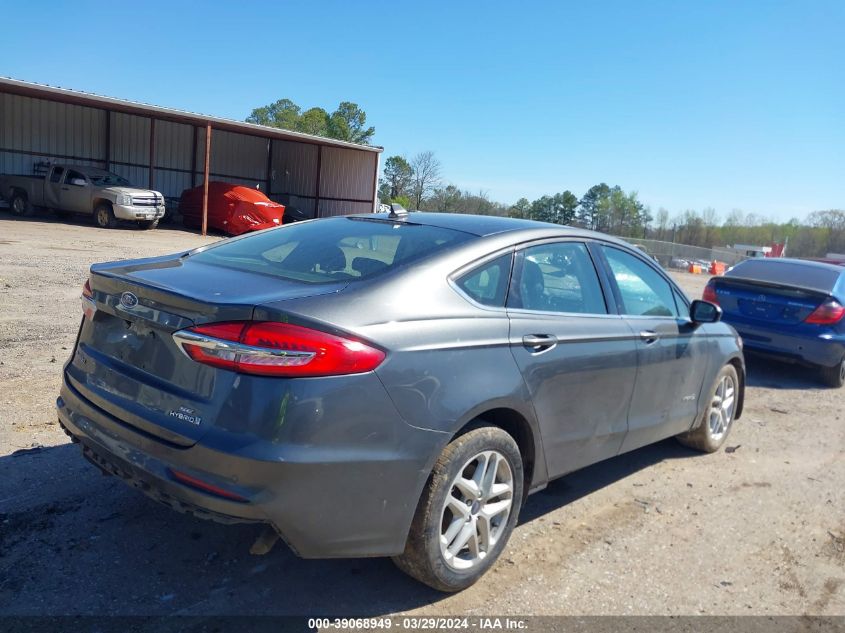 2019 Ford Fusion Hybrid Se VIN: 3FA6P0LU0KR256670 Lot: 39068949