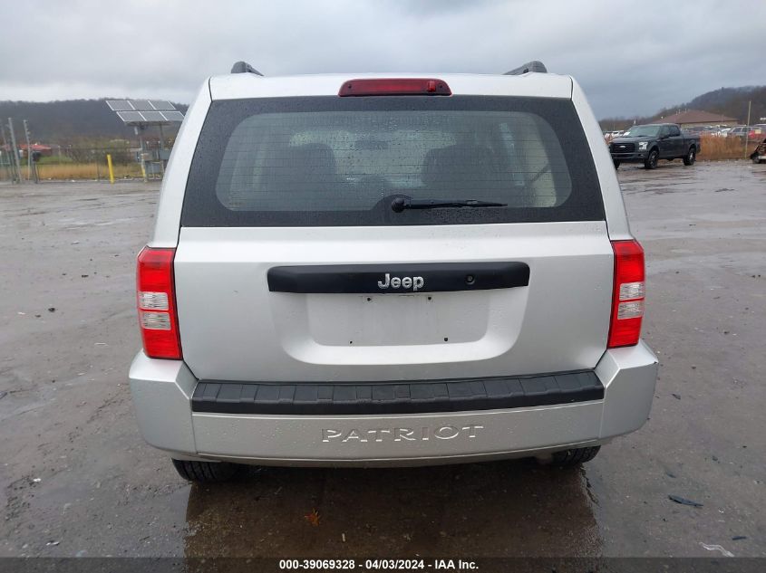 2009 Jeep Patriot Sport VIN: 1J4FT28B29D159380 Lot: 39069328