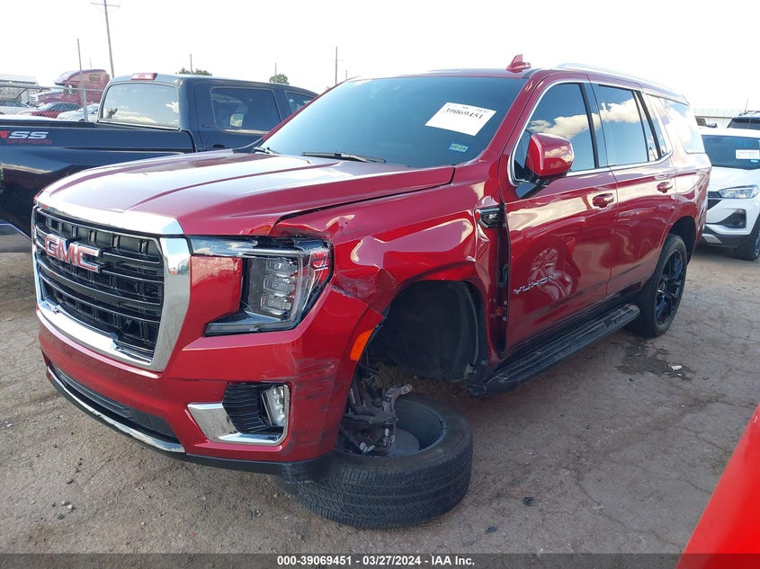 Vin: 1gks1akd0pr366823, lot: 39553423, gmc yukon 2wd sle 20232