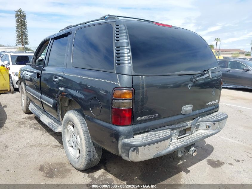 2003 Chevrolet Tahoe Ls VIN: 1GNEC13T53R150900 Lot: 39069588