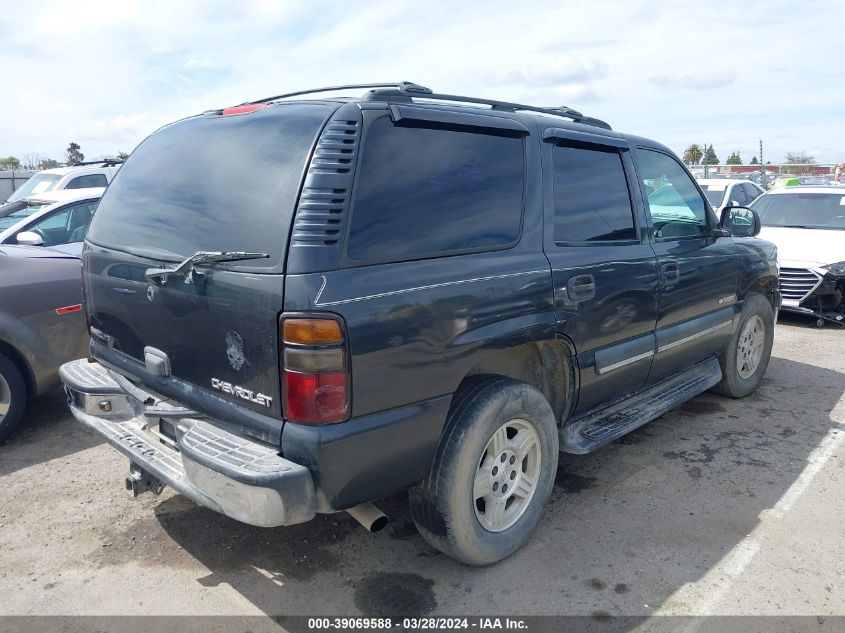 2003 Chevrolet Tahoe Ls VIN: 1GNEC13T53R150900 Lot: 39069588