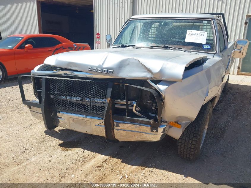 1987 Dodge D-Series D150 VIN: 1B7HD14T4HS331617 Lot: 39069739