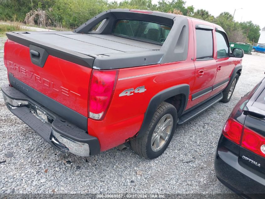 3GNEK12Z26G134019 | 2006 CHEVROLET AVALANCHE 1500