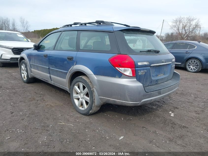 4S4BP61C297310666 | 2009 SUBARU OUTBACK