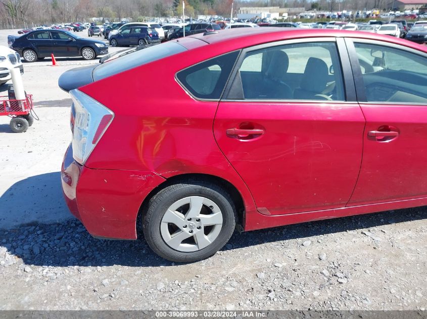 JTDKN3DU6B1423249 | 2011 TOYOTA PRIUS