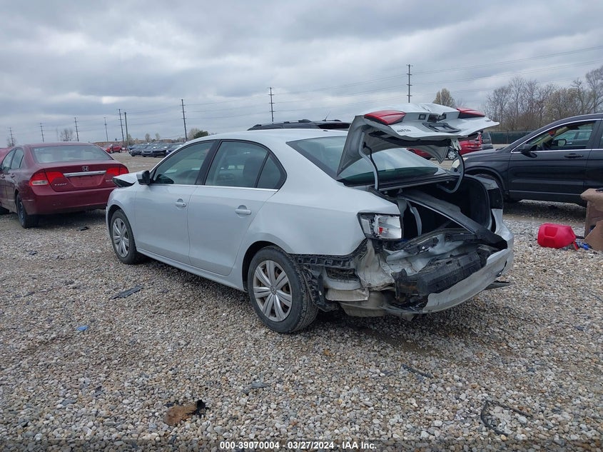 VIN 3VW2B7AJ9HM397166 2017 VOLKSWAGEN JETTA S