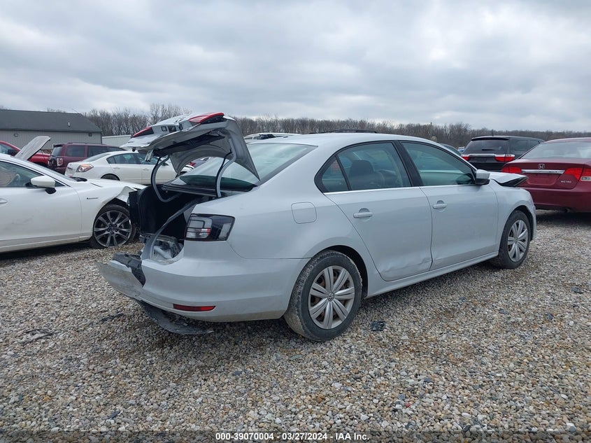 VIN 3VW2B7AJ9HM397166 2017 VOLKSWAGEN JETTA S