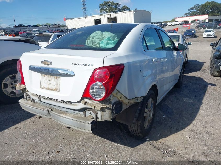 2014 Chevrolet Sonic Lt Auto VIN: 1G1JC5SH6E4160128 Lot: 39070082